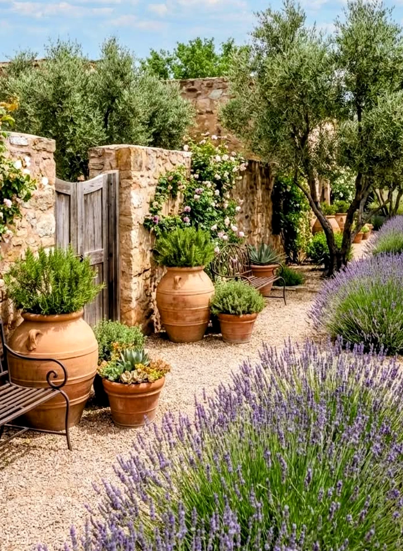 Bright arched doorway adds a clear layer of freshness, helping the entry feel pleasantly composed.
