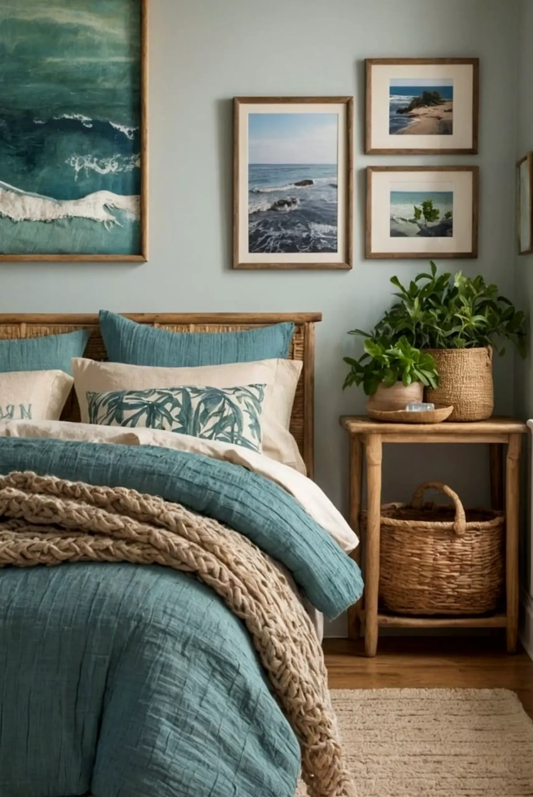 Open soft sofa adds a clear layer of depth, helping the arrangement feel bright but not busy.