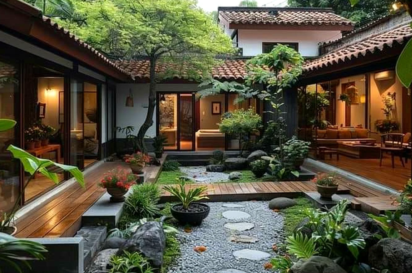 Fresh poolside setting brings a useful note of movement, making the backdrop feel easy to enjoy.