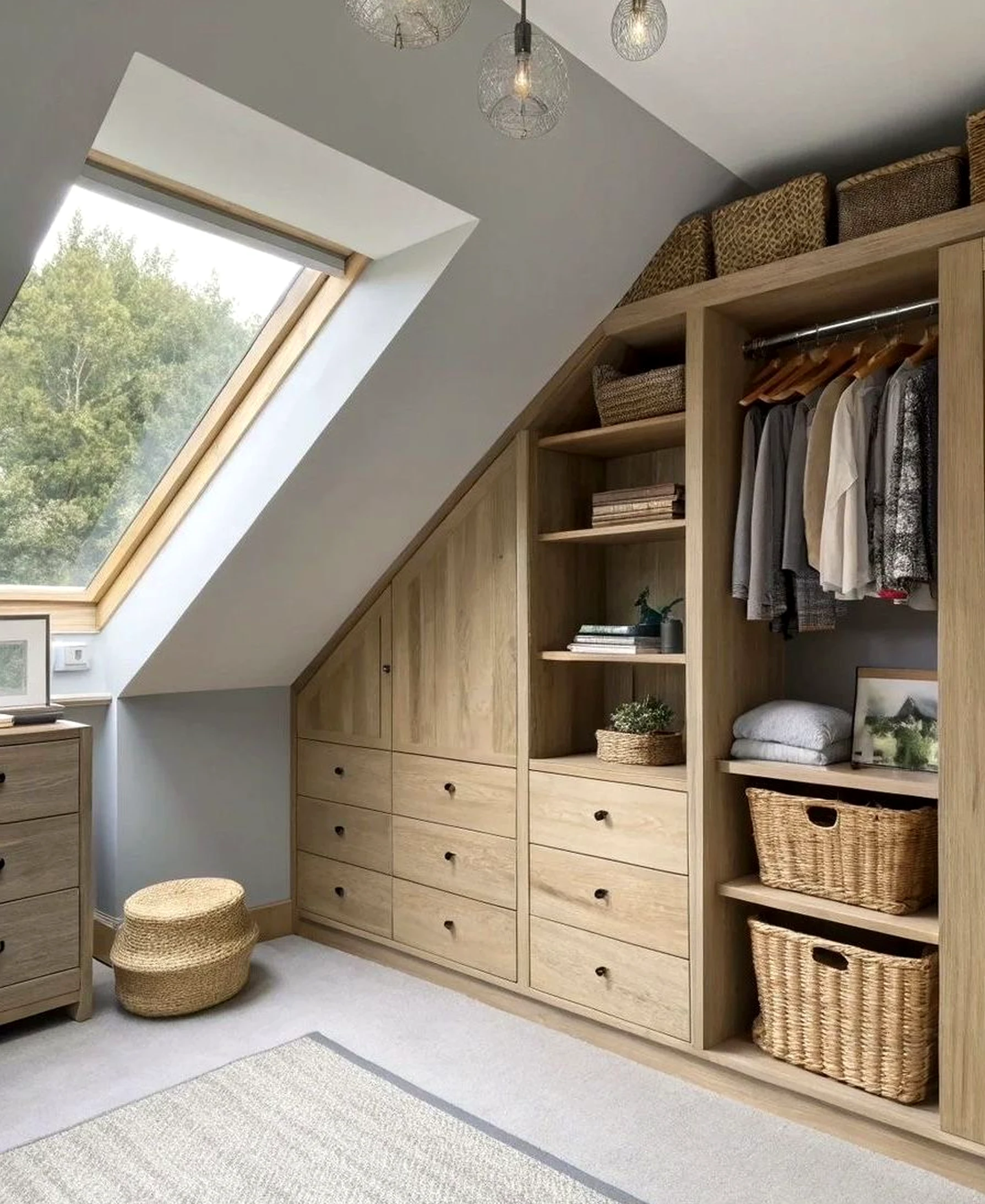 Sunny wall niche introduces shape into the backdrop, keeping the atmosphere warm without clutter.
