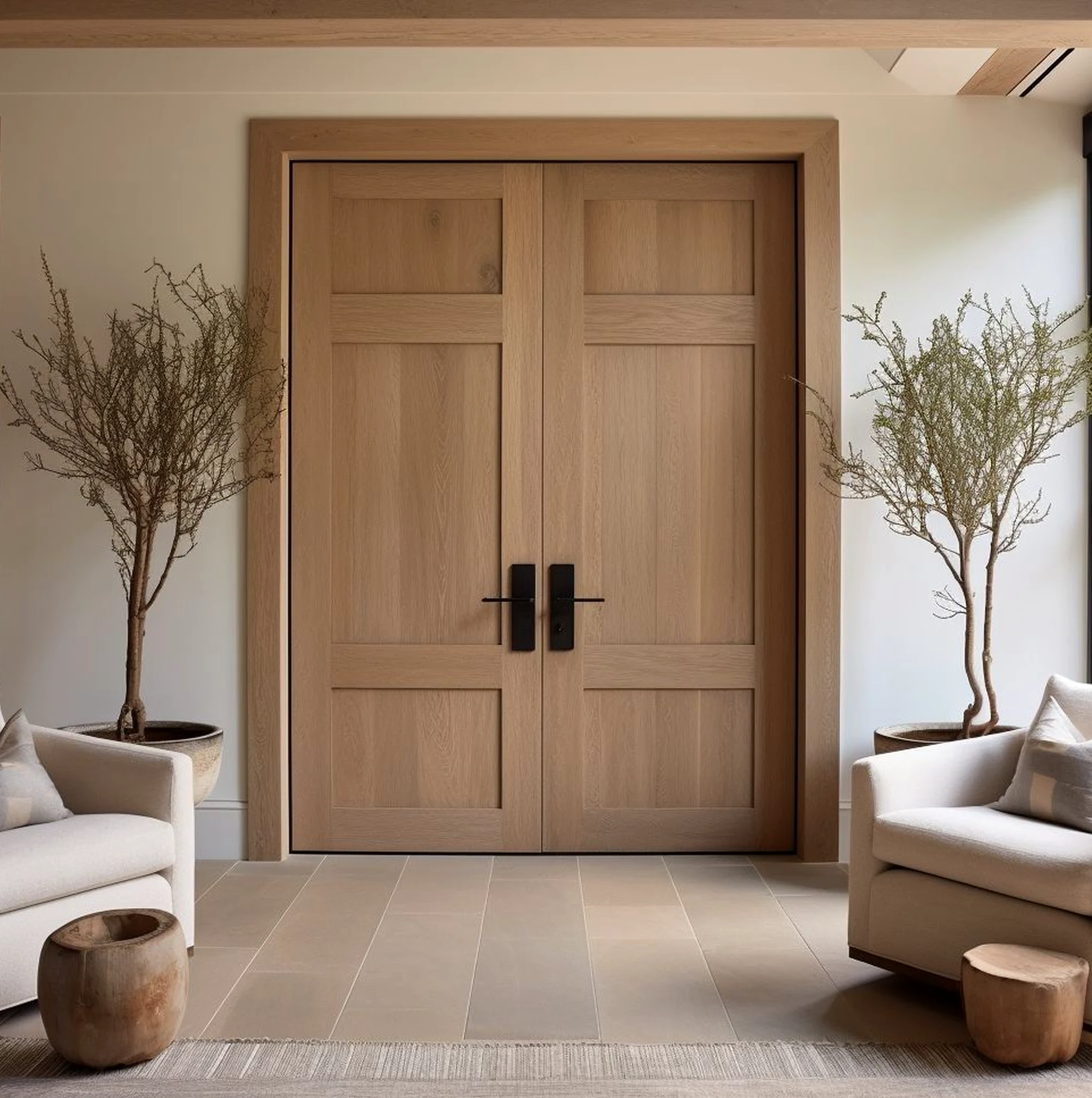 Crisp window seat frames the room with depth, making the scene feel clear and inviting.
