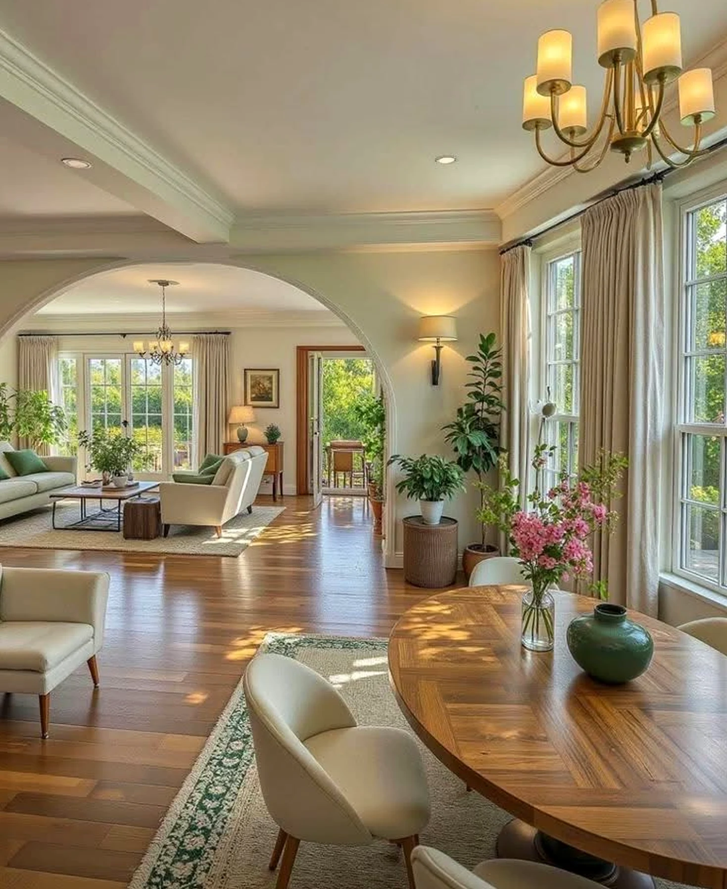Airy stair landing supports the composition through detail, leaving the space feeling settled and welcoming.