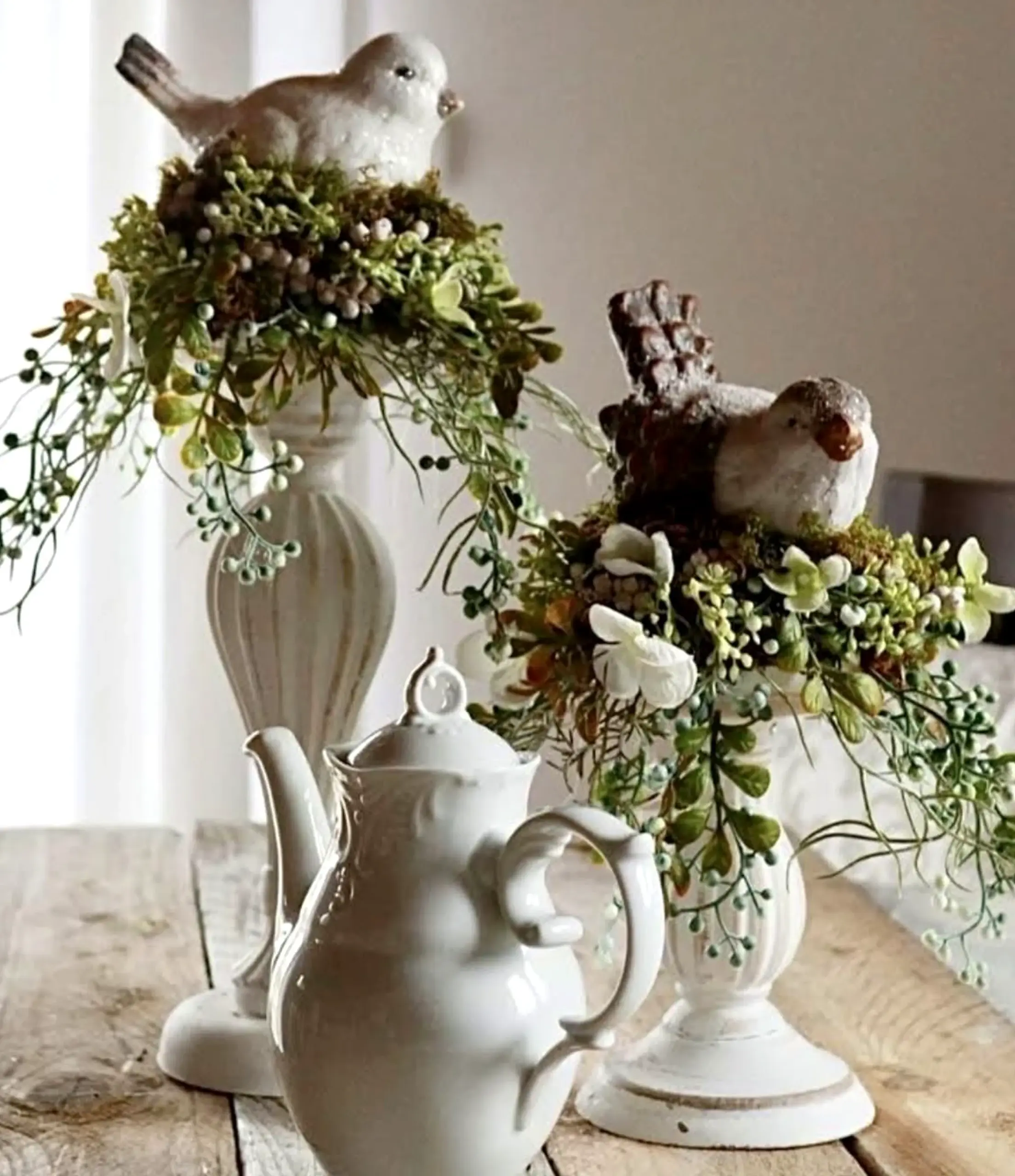 Simple window seat brings charm to the room, creating a mood that feels personal and relaxed.