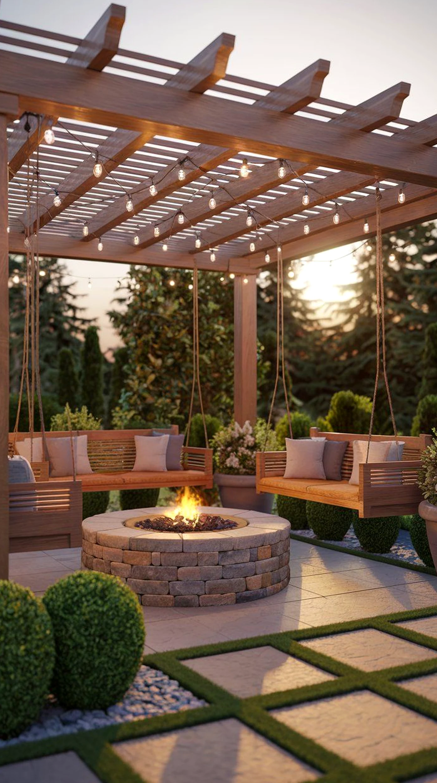 Relaxed greenhouse corner introduces movement into the table, keeping the atmosphere soft at the edges.
