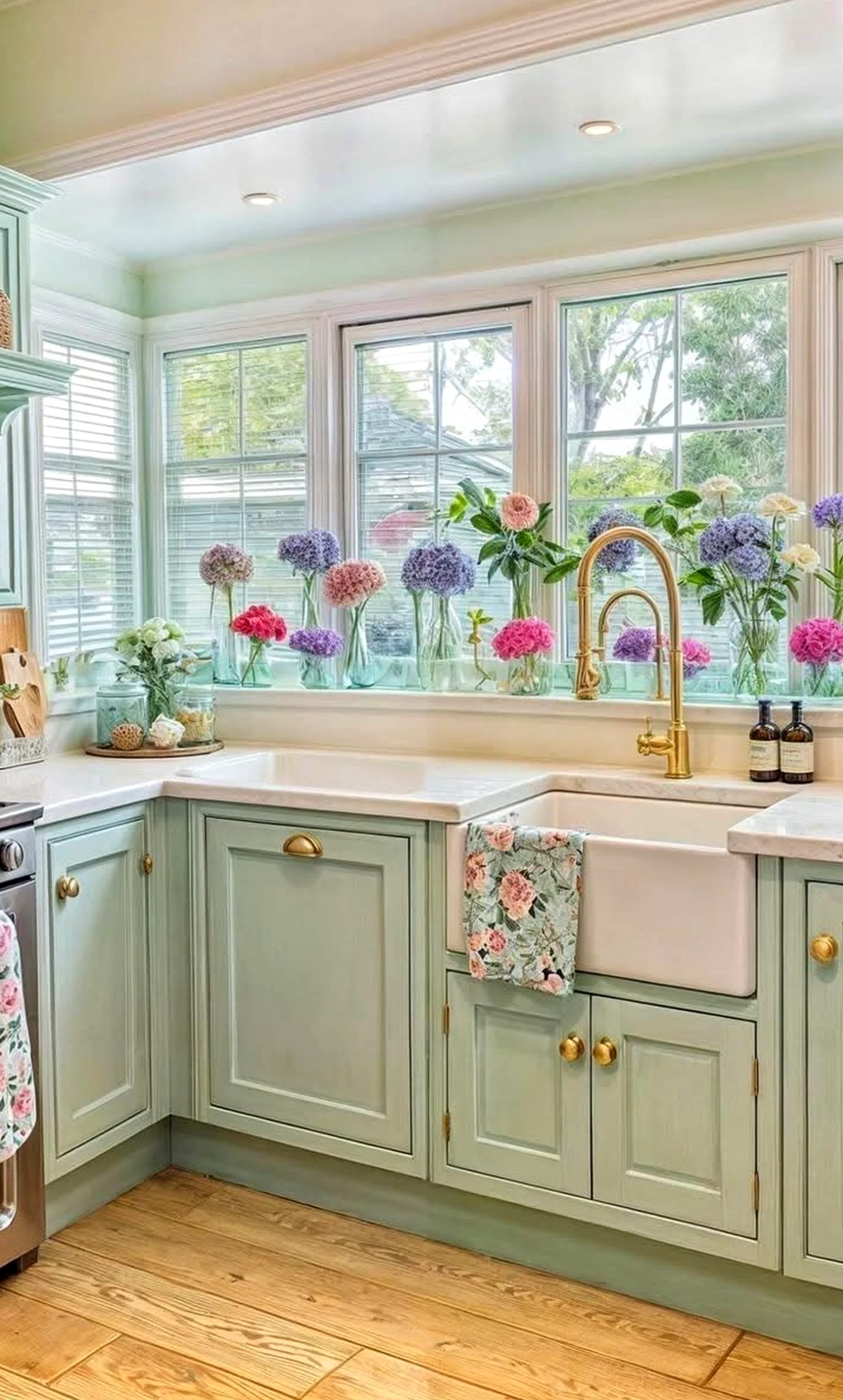 Quiet arched doorway draws attention to freshness while the outdoor space stays pleasantly composed.