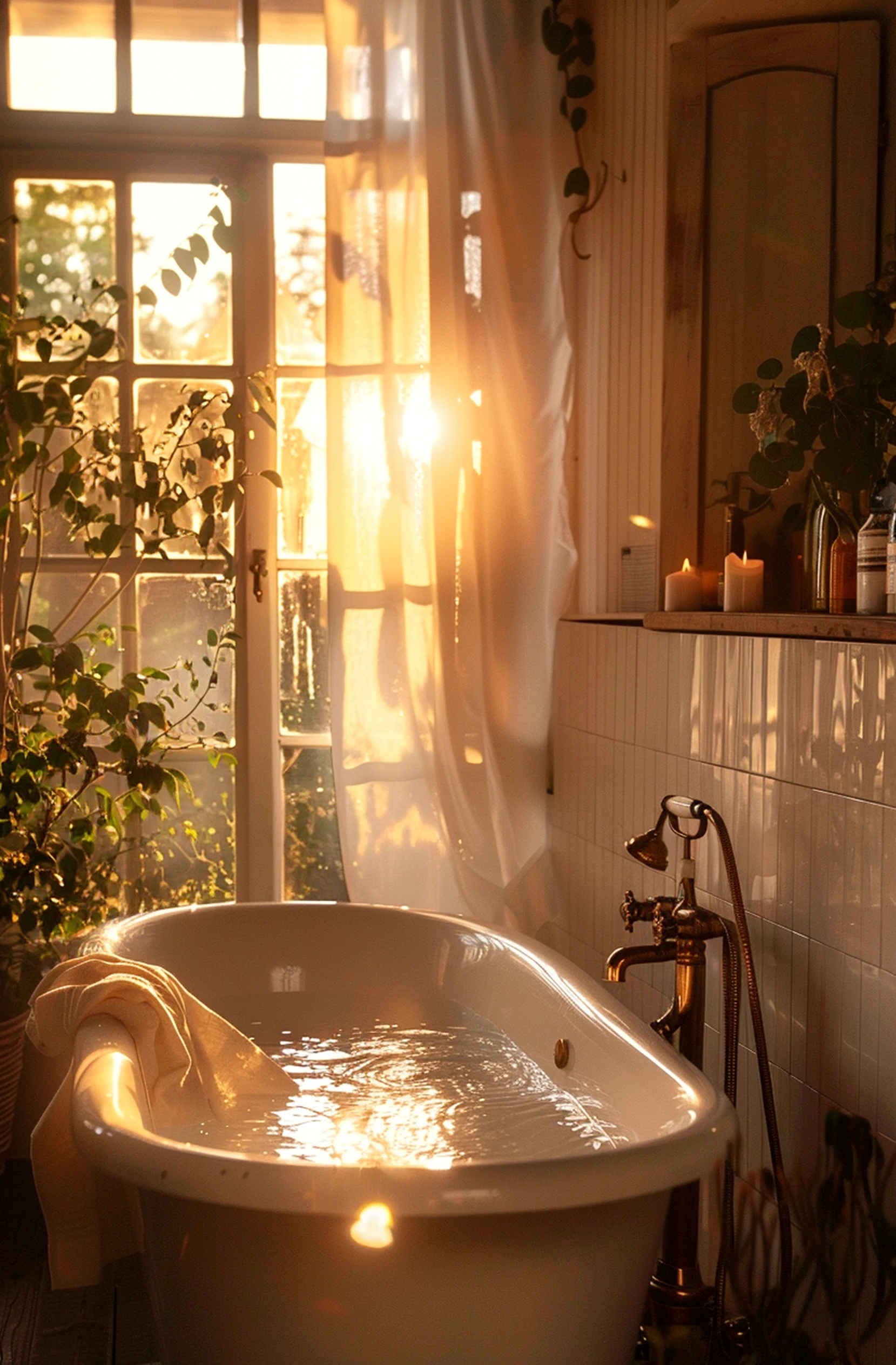 Natural sink area supports the outdoor space through personality, leaving the space feeling fresh and intentional.
