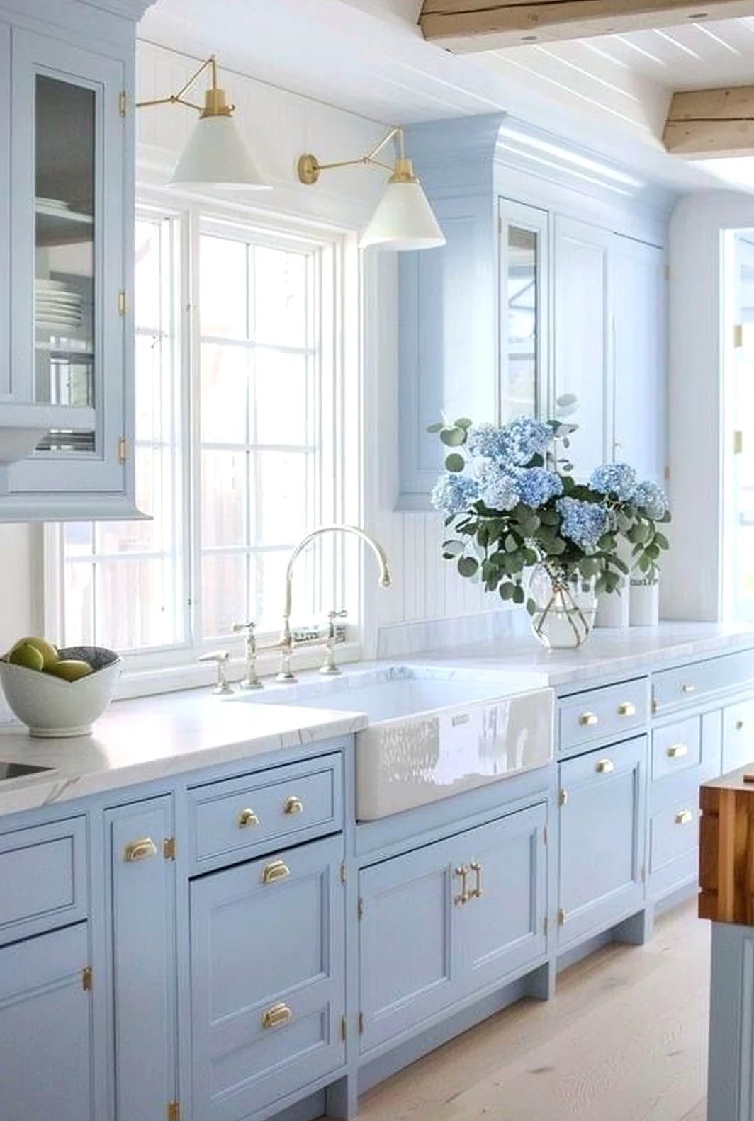 Graceful tile detail adds warmth across the arrangement, giving the decor a finish that feels bright but not busy.