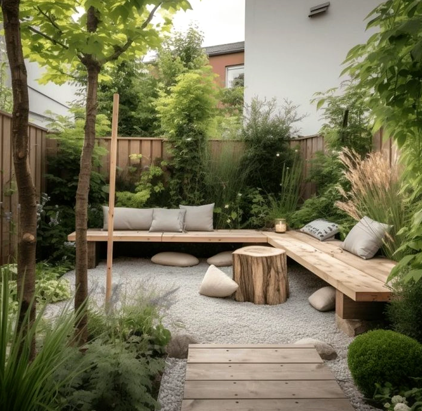 Quiet tile detail introduces freshness into the view, keeping the atmosphere easy to enjoy.