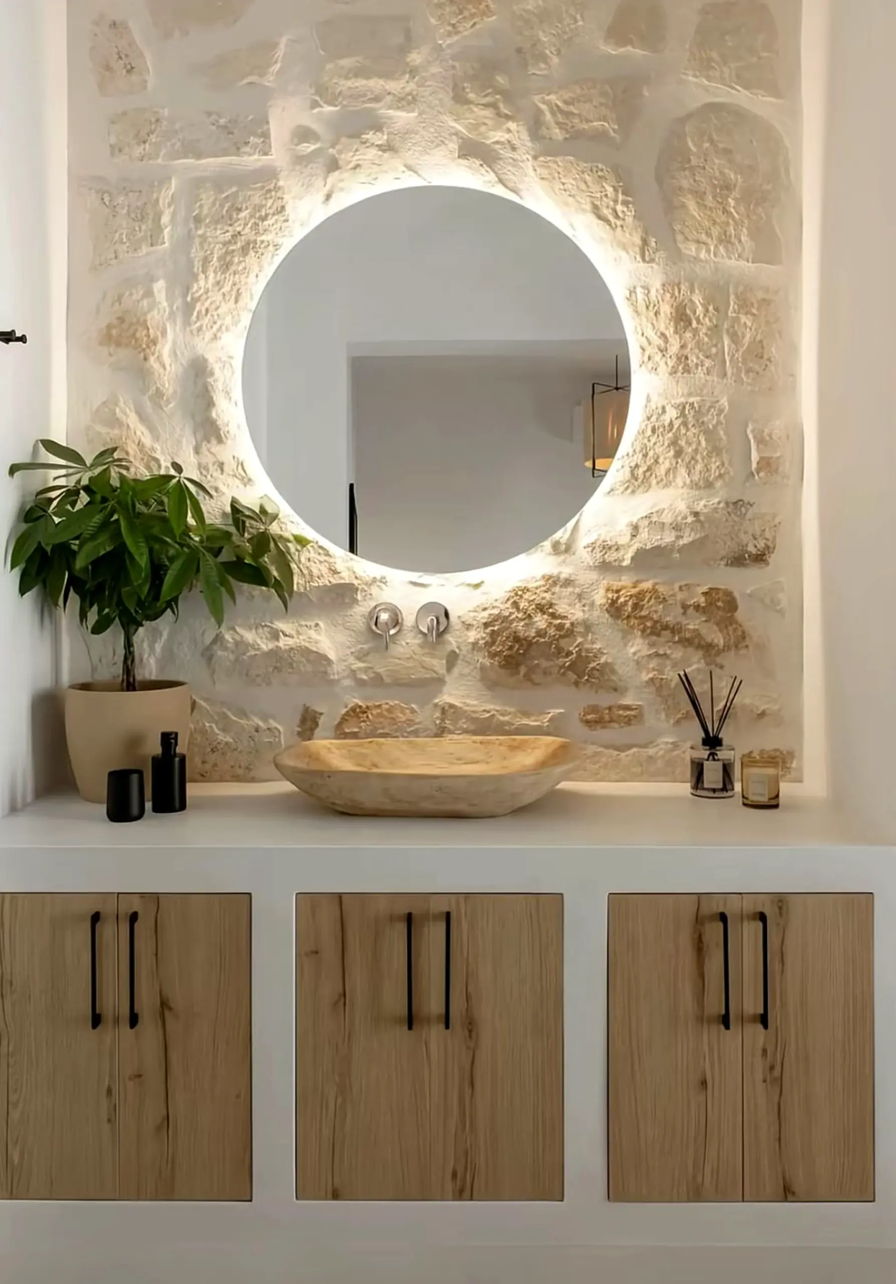 Balanced sunlit room frames the view with depth, making the scene feel settled and welcoming.