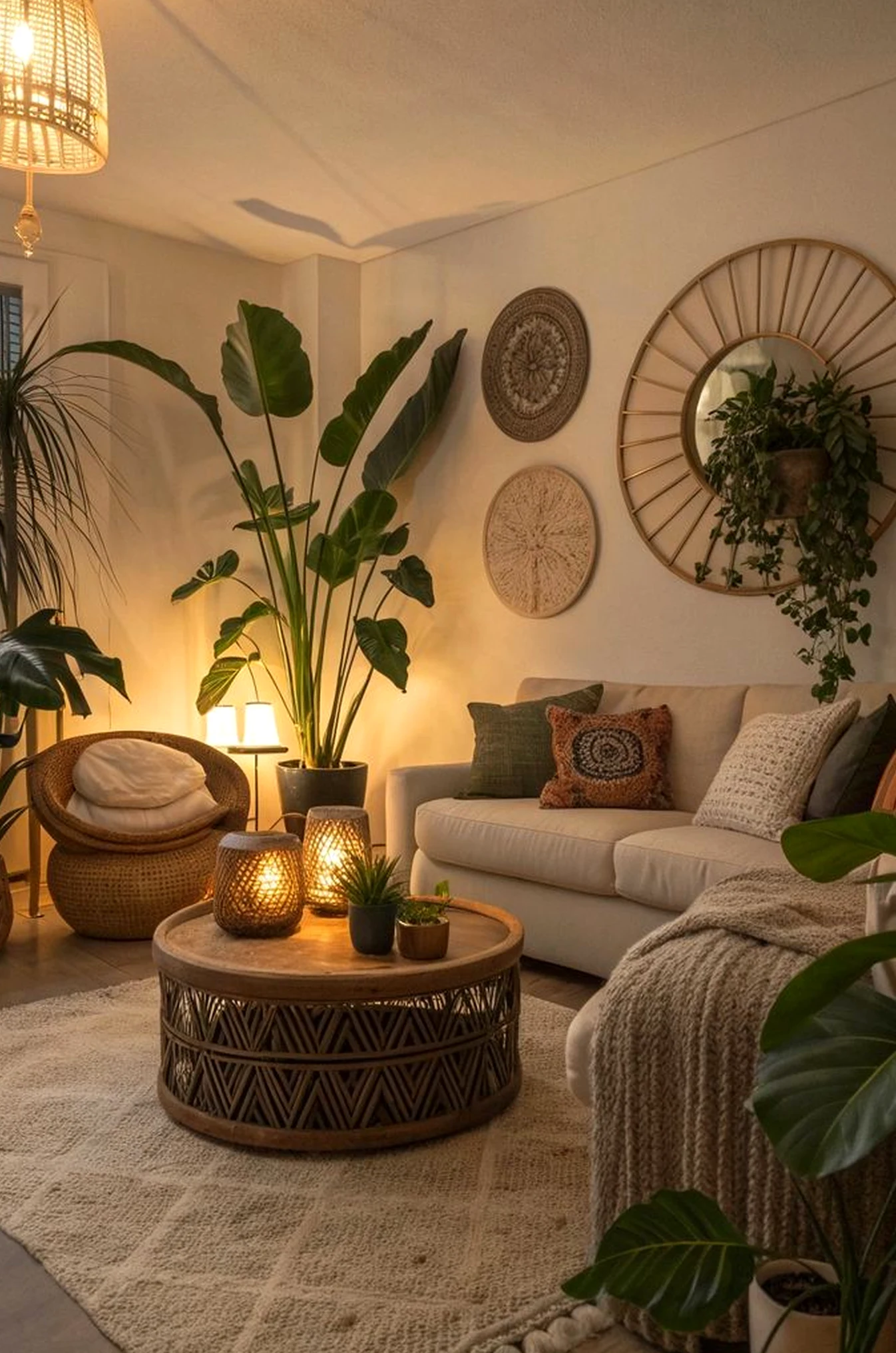 Natural colorful passage brings a useful note of light, making the backdrop feel warm without clutter.
