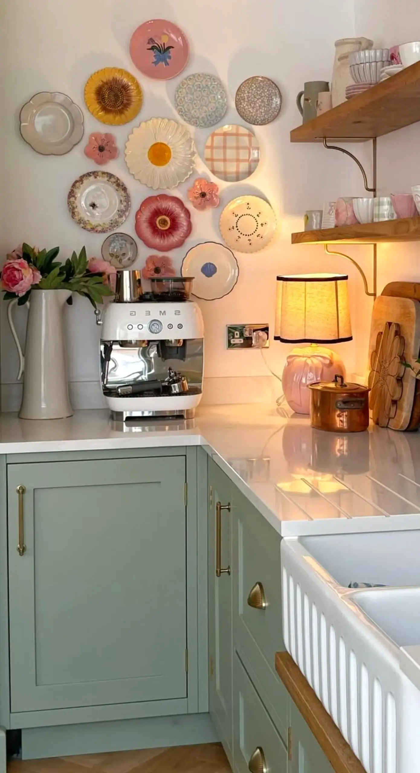 Textured sunlit room adds depth across the entry, giving the decor a finish that feels warm without clutter.